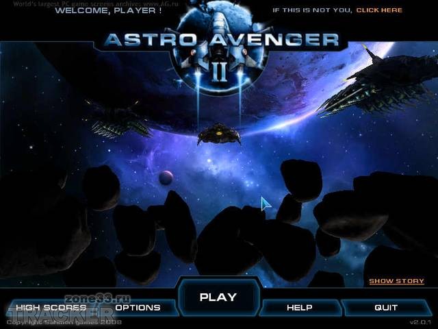 Скриншот к игре &laquo;Astro Avenger 2: Захват Галактики&raquo.