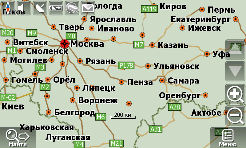 Карты Калининграда Навител
